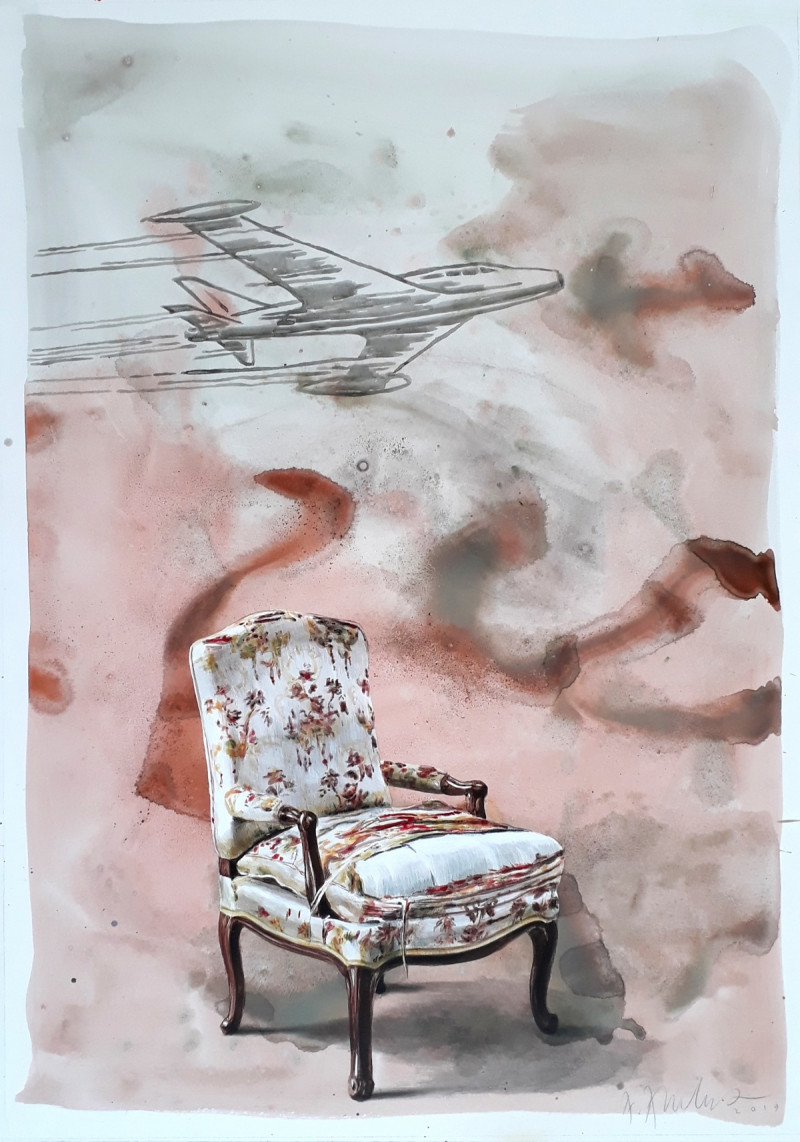 ohne Titel (Empire-Sessel)