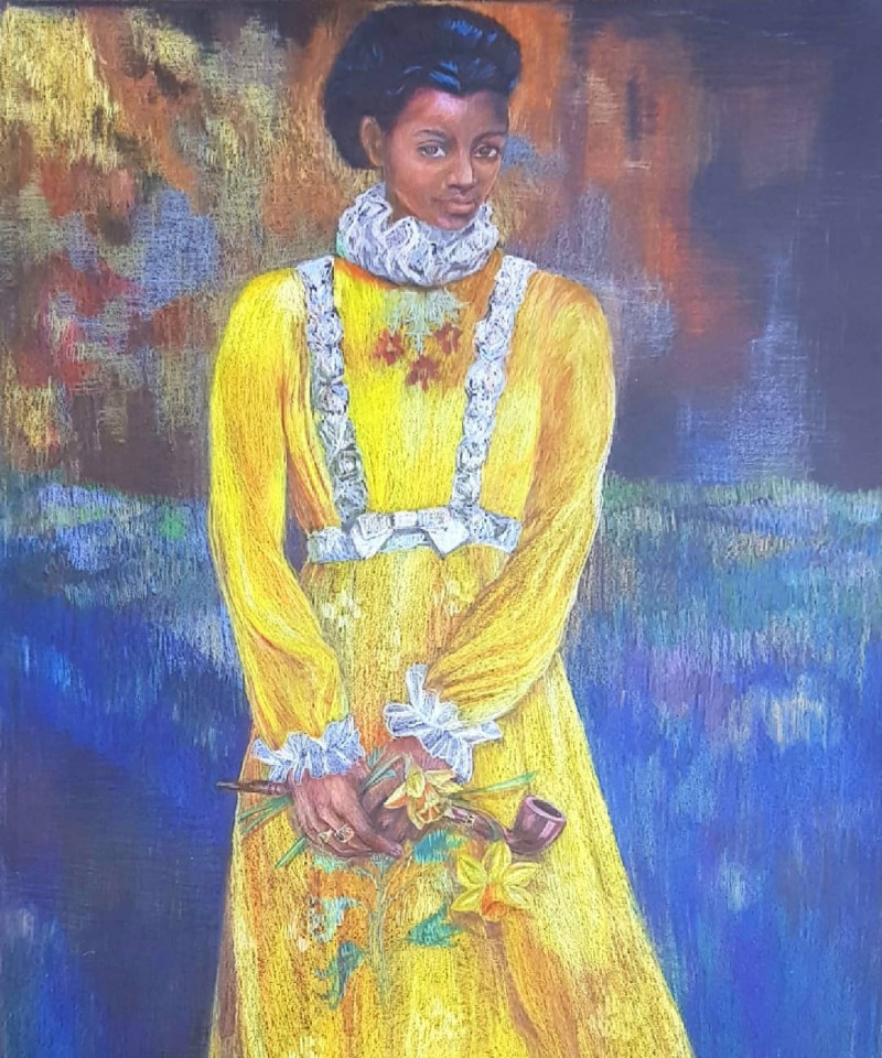 "La robe jaune"