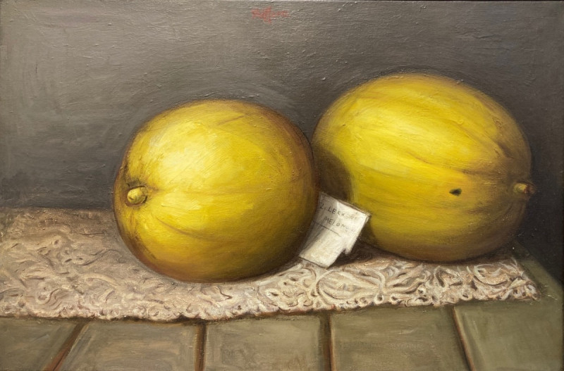 "Zwei leckere Melonen"