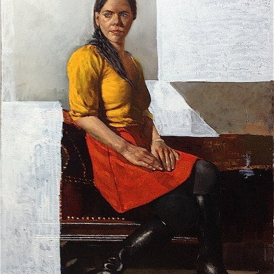 Portraitstudie (Ohne Titel)