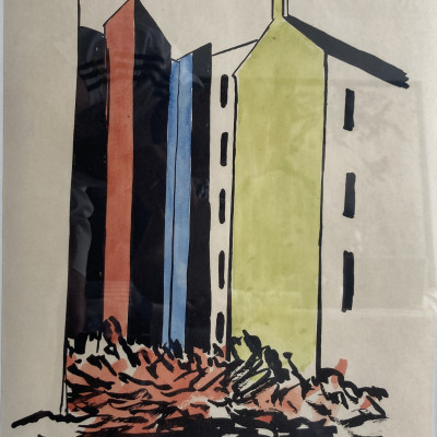 "Häuser" aus der Mappe Berlin